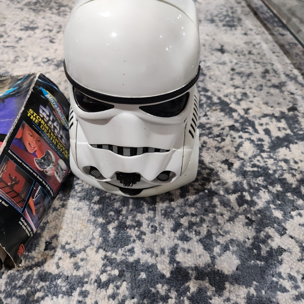Micro Machines Star Wars Stormtrooper Death Star Transforming Playset Galoob Box